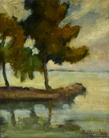 Sándor Basilides (1901-1980) Lake Balatonalmád 1941