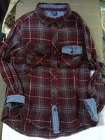 Teenage clothing, checkered flannel shirt for size 134/140