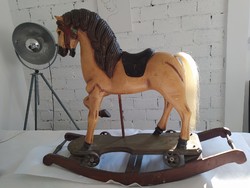 Old rocking horse pony