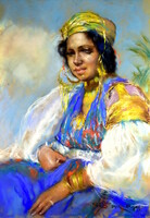 Pál Fried (1893 - 1976) is a girl from Algiers