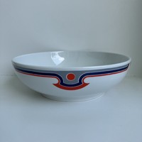 Alföldi Bella 207 Art deco porcelán tál - Köretes tál - Kínáló tál - Pogácsás tál