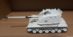 Harckocsi AMX AUF-1  páncélos, tank modell 1:72