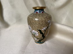 Kínai  Rekeszzománc, cloisonne Váza