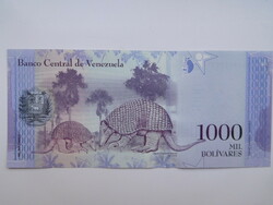 Bolívia 1000 bolivares 2016 UNC