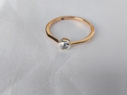 Antik arany gyűrű/brill