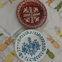 Wall plates antique English hand painted