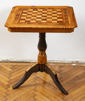 Biedermeier stílusú sakk asztal