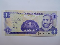 Nicaragua 1 centavo  1991 UNC