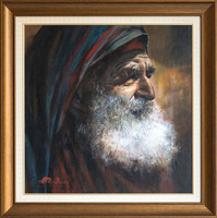 Adilov alim noé oil canvas painting, with certificate of authenticity!