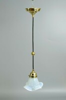 Régi réz konyhai lámpa vintage