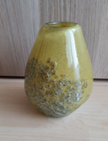 Dekoratív művészi üveg váza