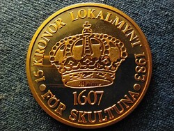 Svédország XI. Károly király 1983 réz 15 korona helyi pénz (id55351)