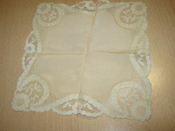 Old lace handkerchief