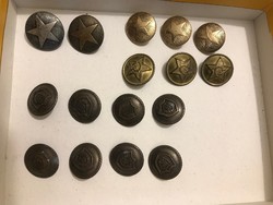 Military Buttons Made of Metal/Bronze