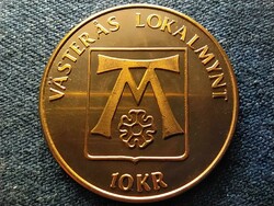 Svédország A Västeråsi székesegyház 1981 réz 10 korona helyi pénz (id55350)