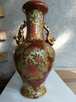 Nagy kínai Terebess váza 36 cm