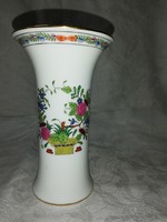Herendi porcelán indiai kosár mintás váza