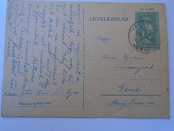 D195030 Régi díjjegyes levelezőlap-1938 Vámospércs - vitéz Bíró Mihályné - Göde Gyuláné GÖNC