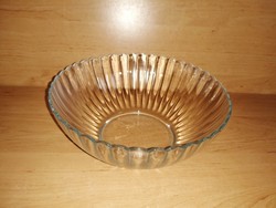Glass serving bowl center table -diam. 20.5 cm (n)