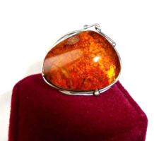 Beautifully designed amber brooch