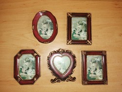 Small glazed picture frame 5 pcs in one (2/p)