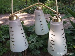 Mid century-50-es évek-korának klasszikus mennyezeti lámpa-csillárja