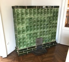 Beautiful, 90-year-old tile stove
