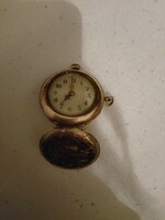 19th century women's gold nun's watch, jewelry watch