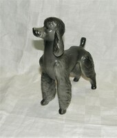 Uszkár kutya régebbi Hollóházi porcelán