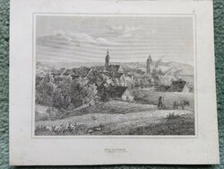Triptis . Eredeti acelmetszet ca.1835