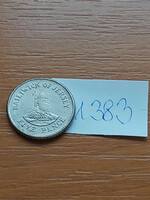 JERSEY 5 PENCE 1990 18 mm Seymouri torony 1383