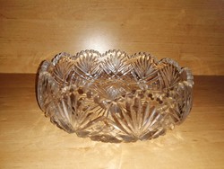 Etched glass serving bowl center table - dia. 21 cm (6p)