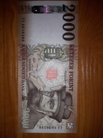 2000 forint hajtatlan bankjegy, 2016 (CC)