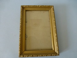 Antique gilded wooden picture frame