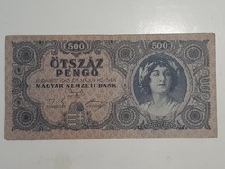 500 Pengő 1945 five hundred pengő letter 