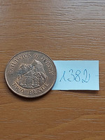 Jersey 2 pence 1990 l'hermitage, bronze 1382