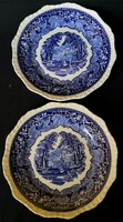 Dt/201. Mason's vista blue dessert plate