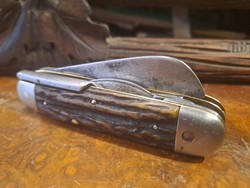 Antique knife pocket knife combined with pruning shears