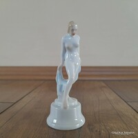 Old Herend porcelain nude