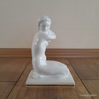 Régi Meissen porcelán akt figura