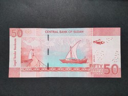 Sudan 50 pounds 2018 unc