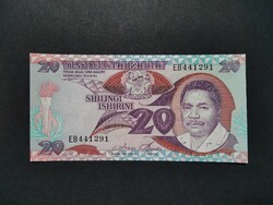 Tanzánia 20 Shilingi 1986 Unc
