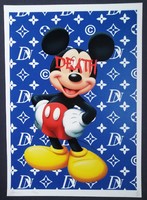 DEATH NYC 'Death Mickey' pop-art/street-art limited litográfia 2022