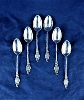 Nice, antique, silver coffee spoons, German, ca. 1890!!!