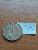 Belgium belgique 20 francs 1998 king albert ii, s408