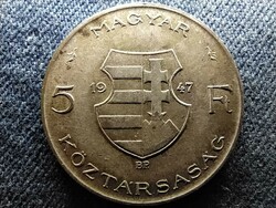 Kossuth Lajos .500 ezüst 5 Forint 1947 BP (id69040)