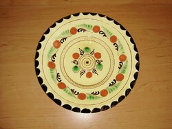 Glazed ceramic wall plate 22 cm (n)