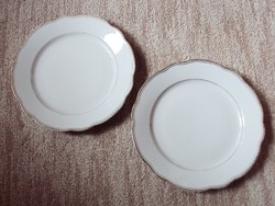 Retro régi porcelán lapos tányér Colditz CP. GDR Kelet-német 2 db