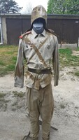 Russian military uniform with medals + stand + dummy