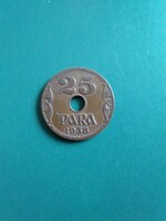 1938. 25. Para.. Numizmatikai ritkaság!  UNC.